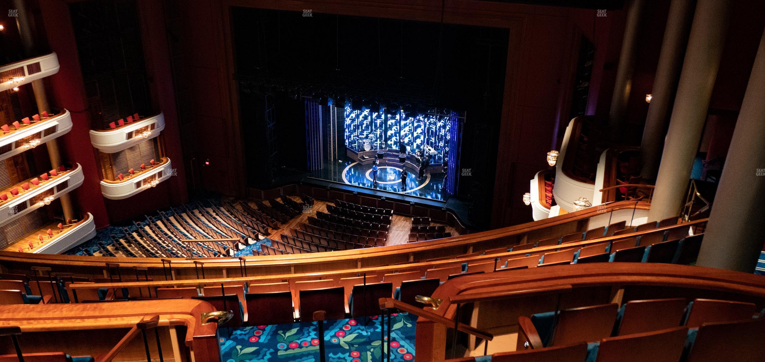 Seating view for Au-Rene Theater at the Broward Center Section Balcony Right