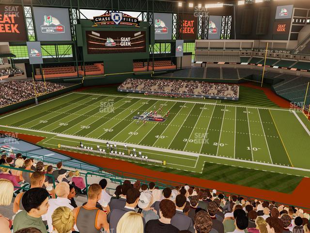 Seating view for Chase Field Section 322