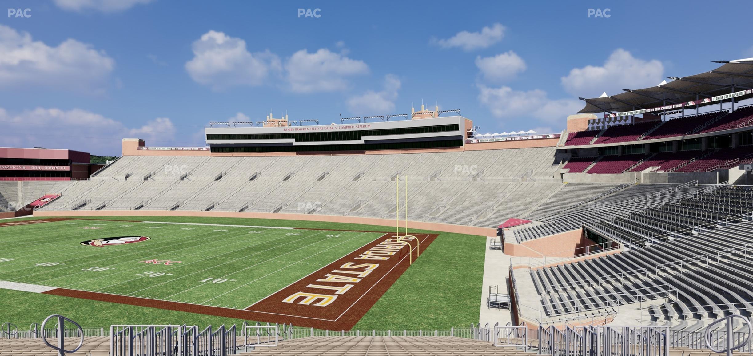 Seating view for Doak Campbell Stadium Section 28