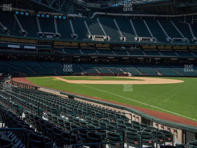 Seating view for Chase Field Section 109