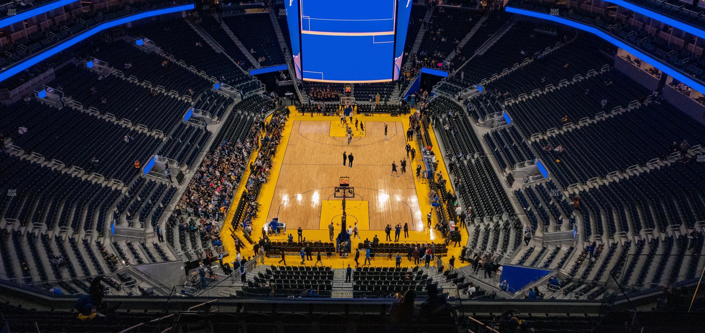 Seating view for Chase Center Section 213