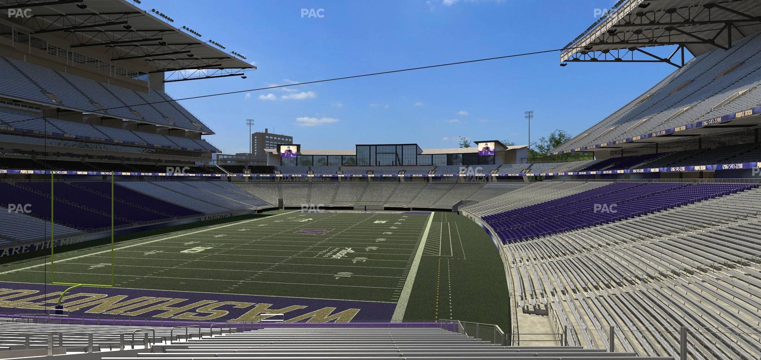 Seating view for Husky Stadium Section 135