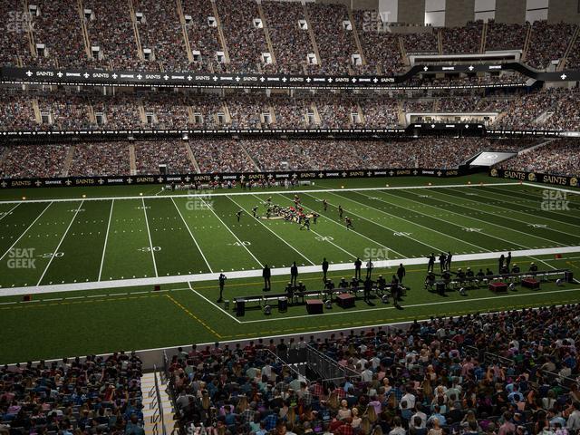 Seating view for Caesars Superdome Section 267