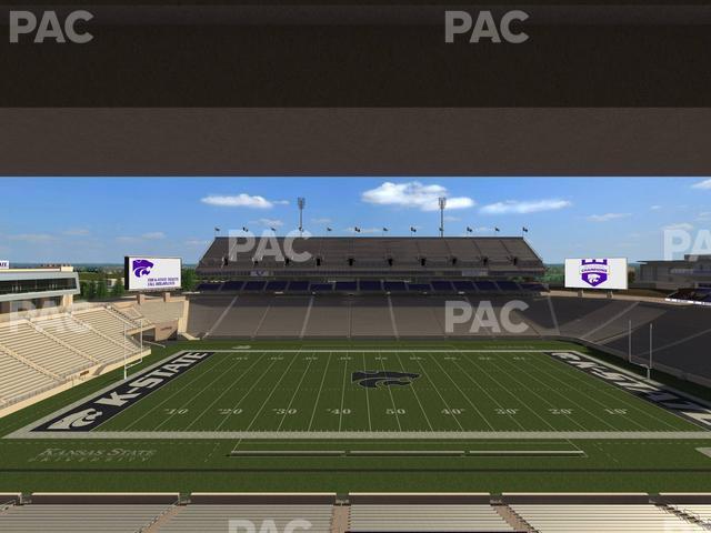 Seating view for Bill Snyder Family Stadium Section Loge 316