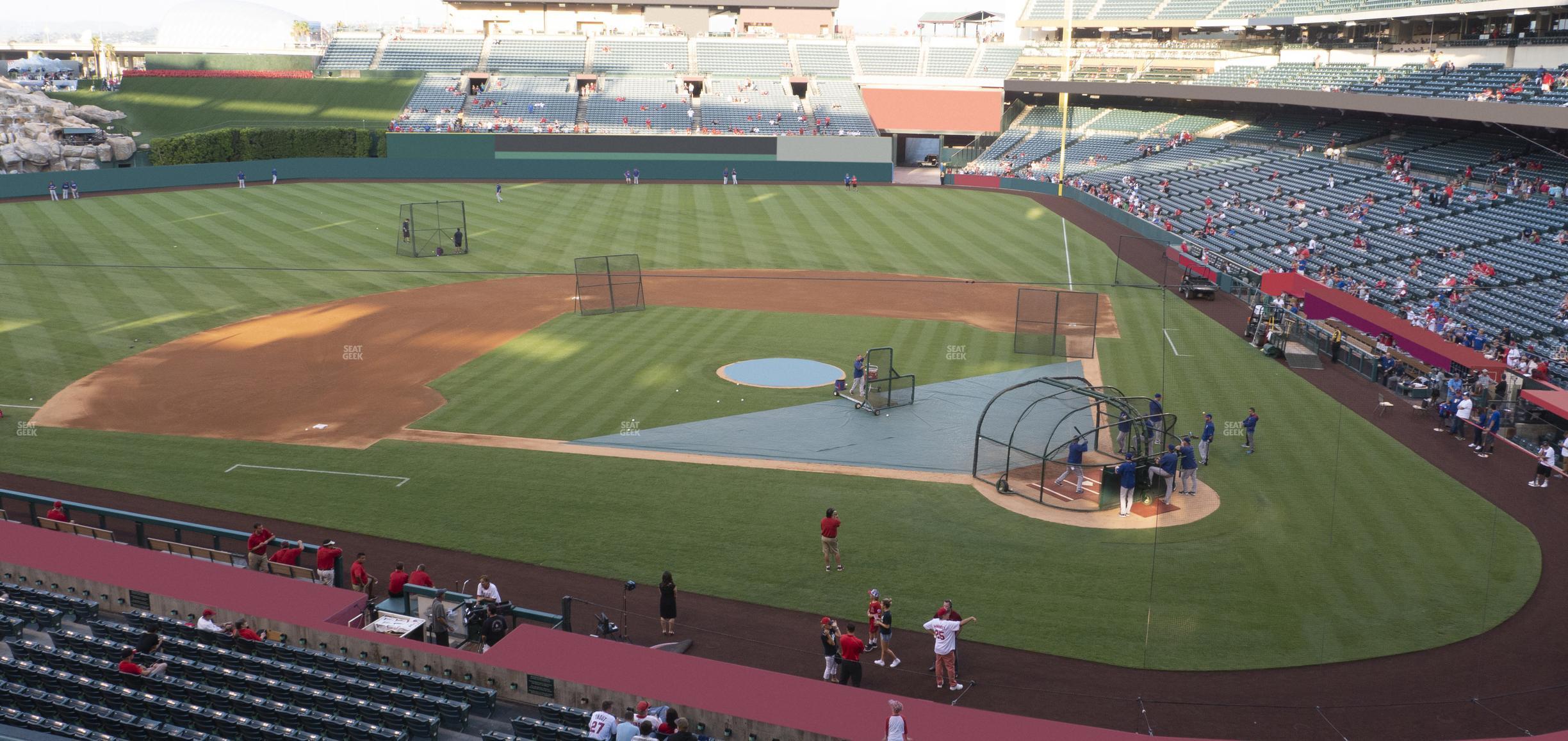 Seating view for Angel Stadium of Anaheim Section 321