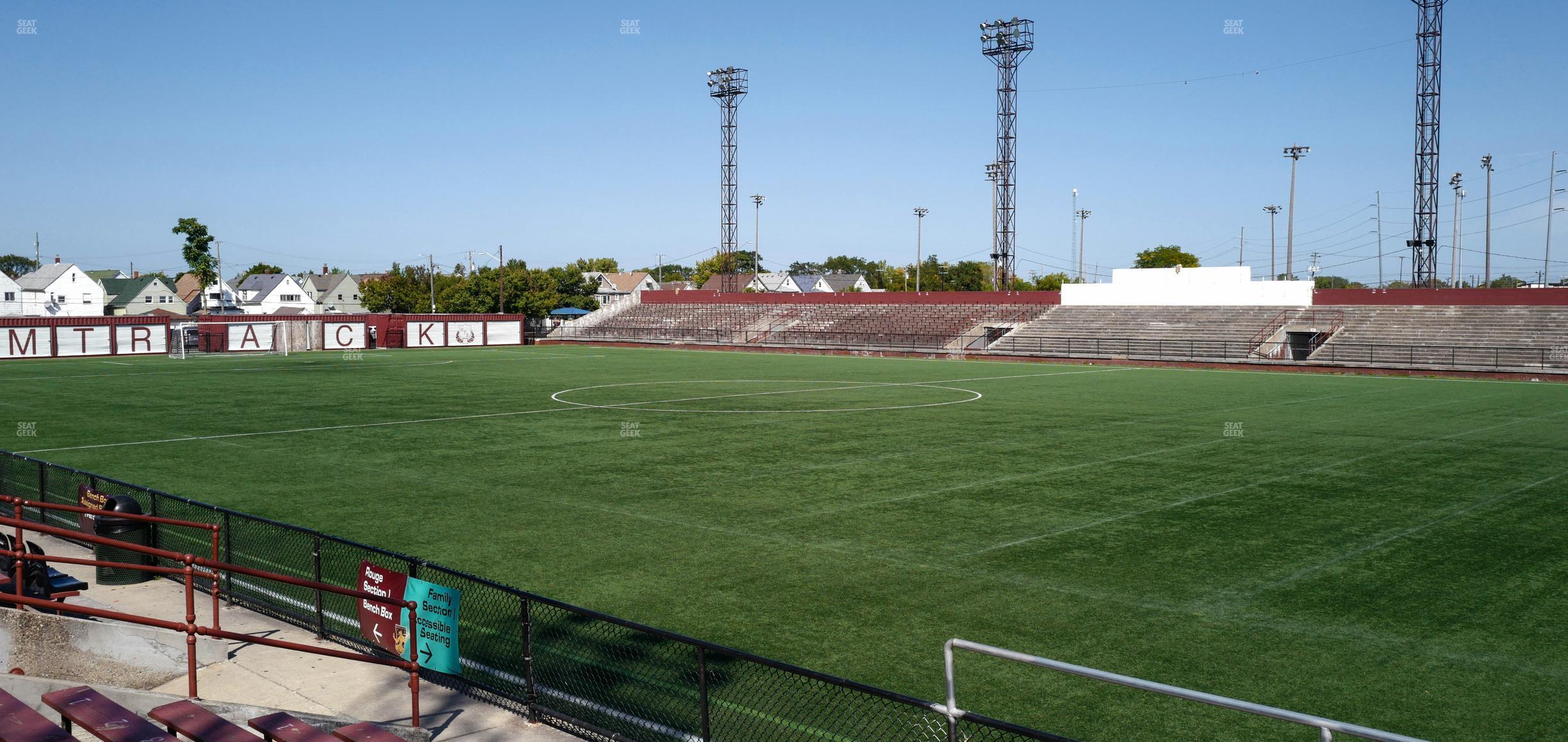 Seating view for Keyworth Stadium Section Family