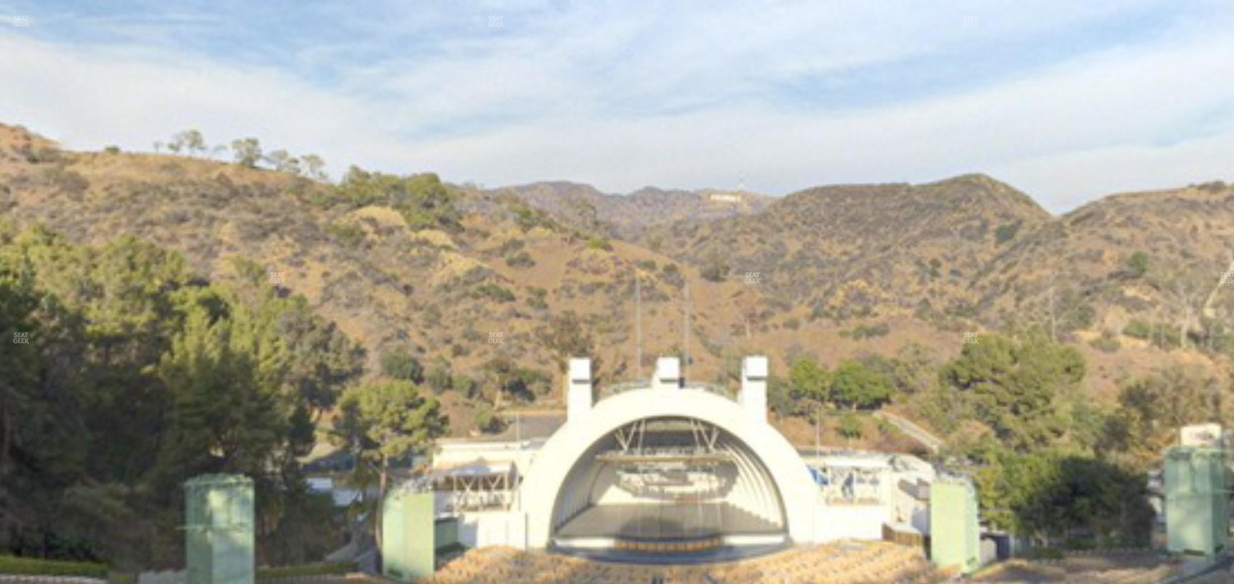 Seating view for Hollywood Bowl Section W 1