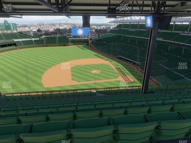 Seating view for Wrigley Field Section 411 Left