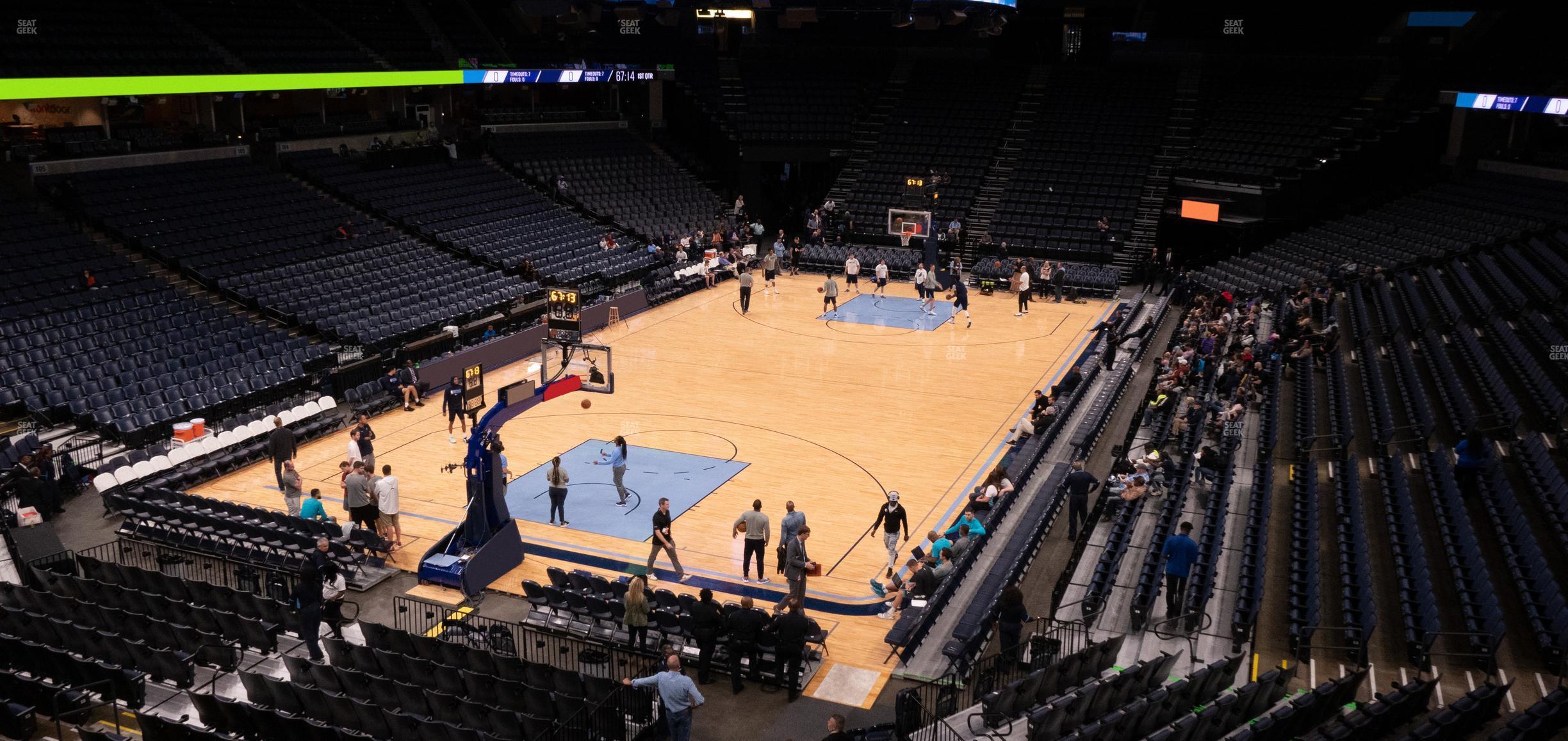 Seating view for FedExForum Section 111 A