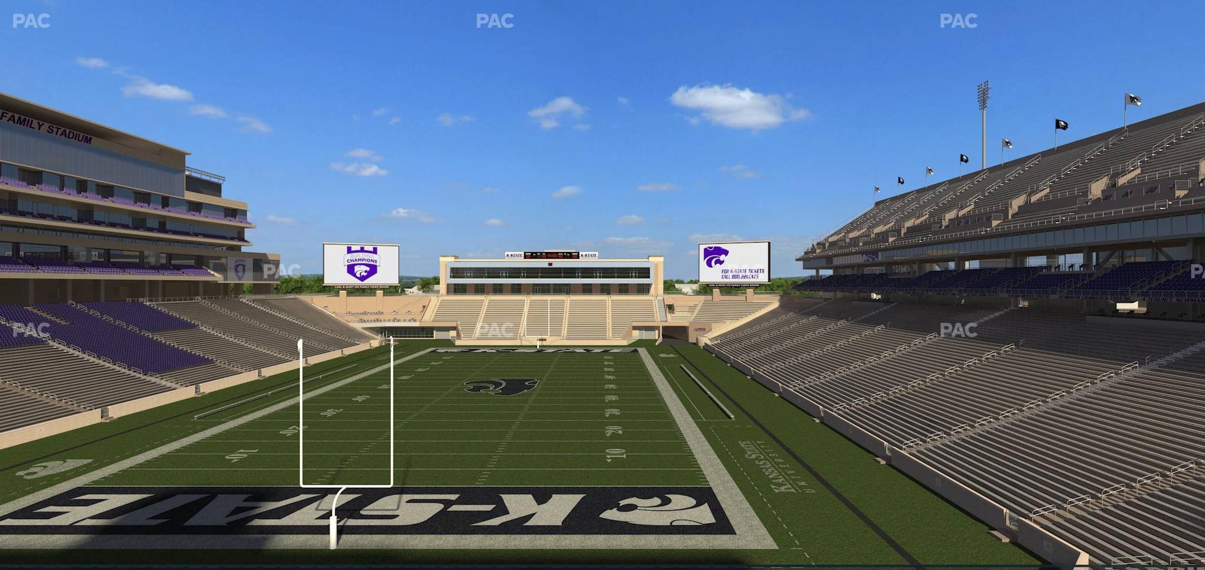 Seating view for Bill Snyder Family Stadium Section 106