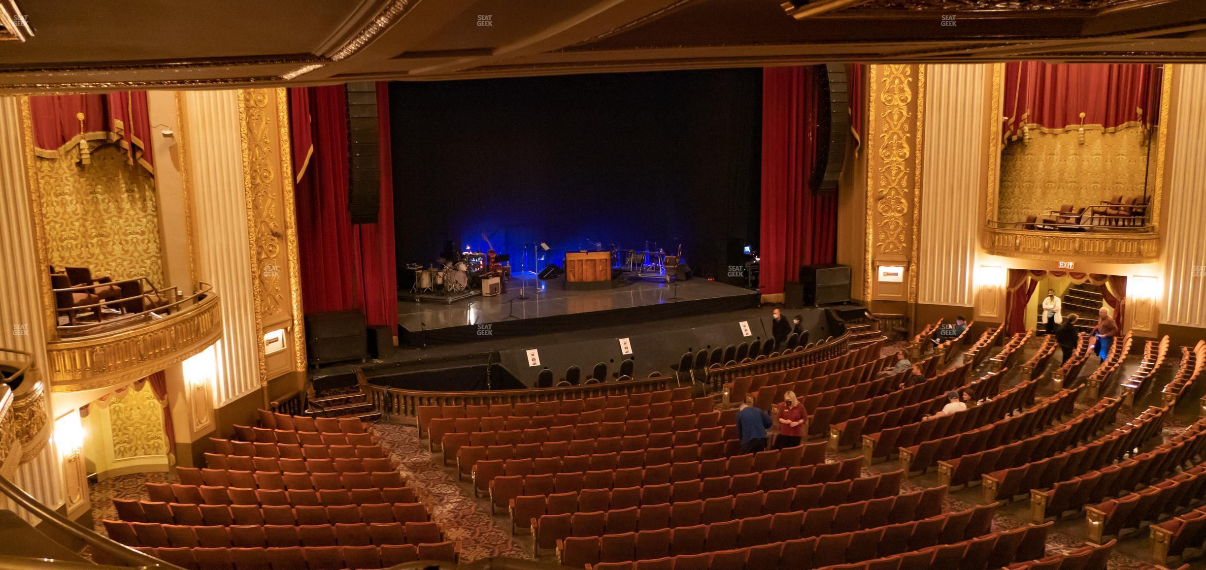 Seating view for Orpheum Theatre - Memphis Section Mezzanine Left