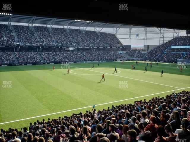 Seating view for Allianz Field Section 35