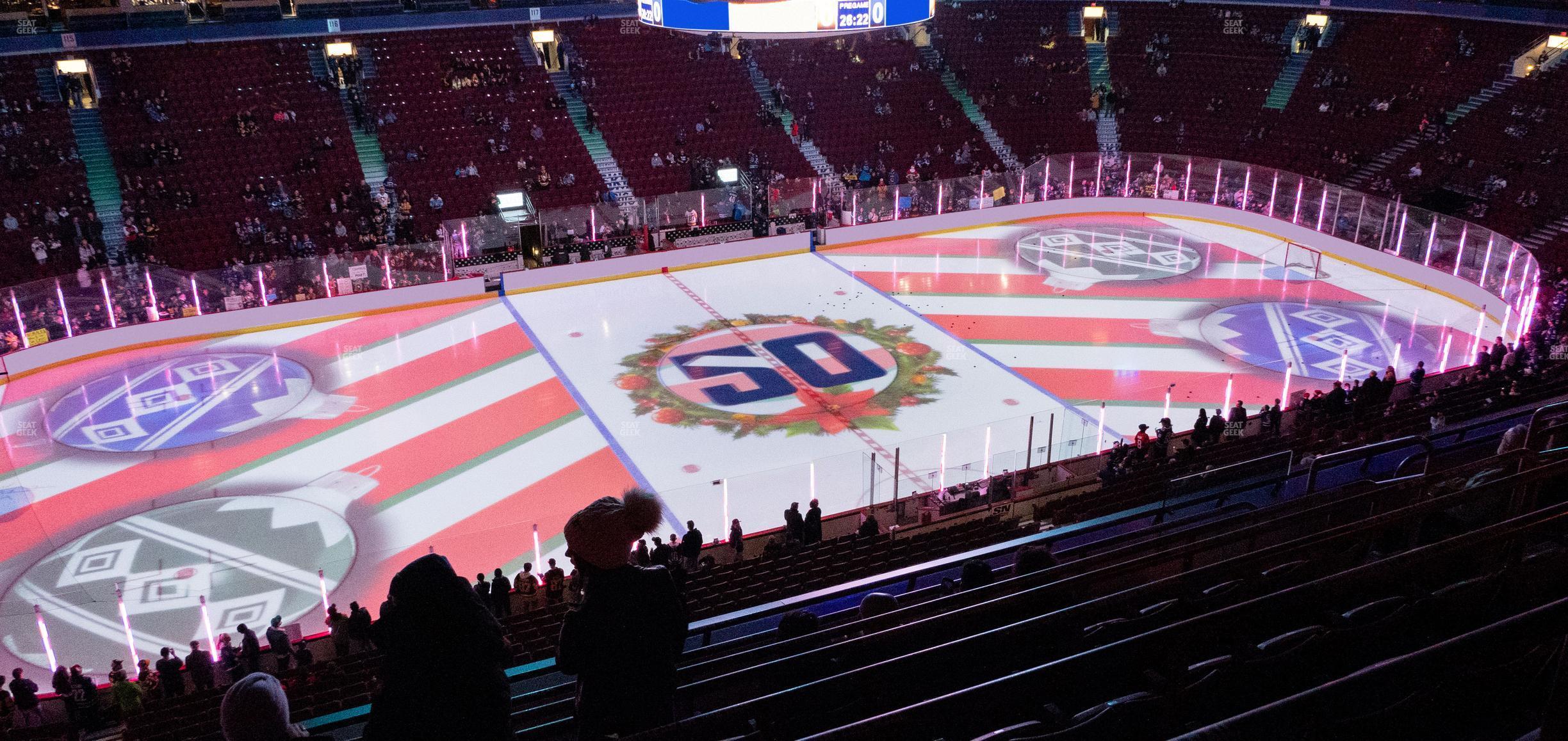 Seating view for Rogers Arena Section 310