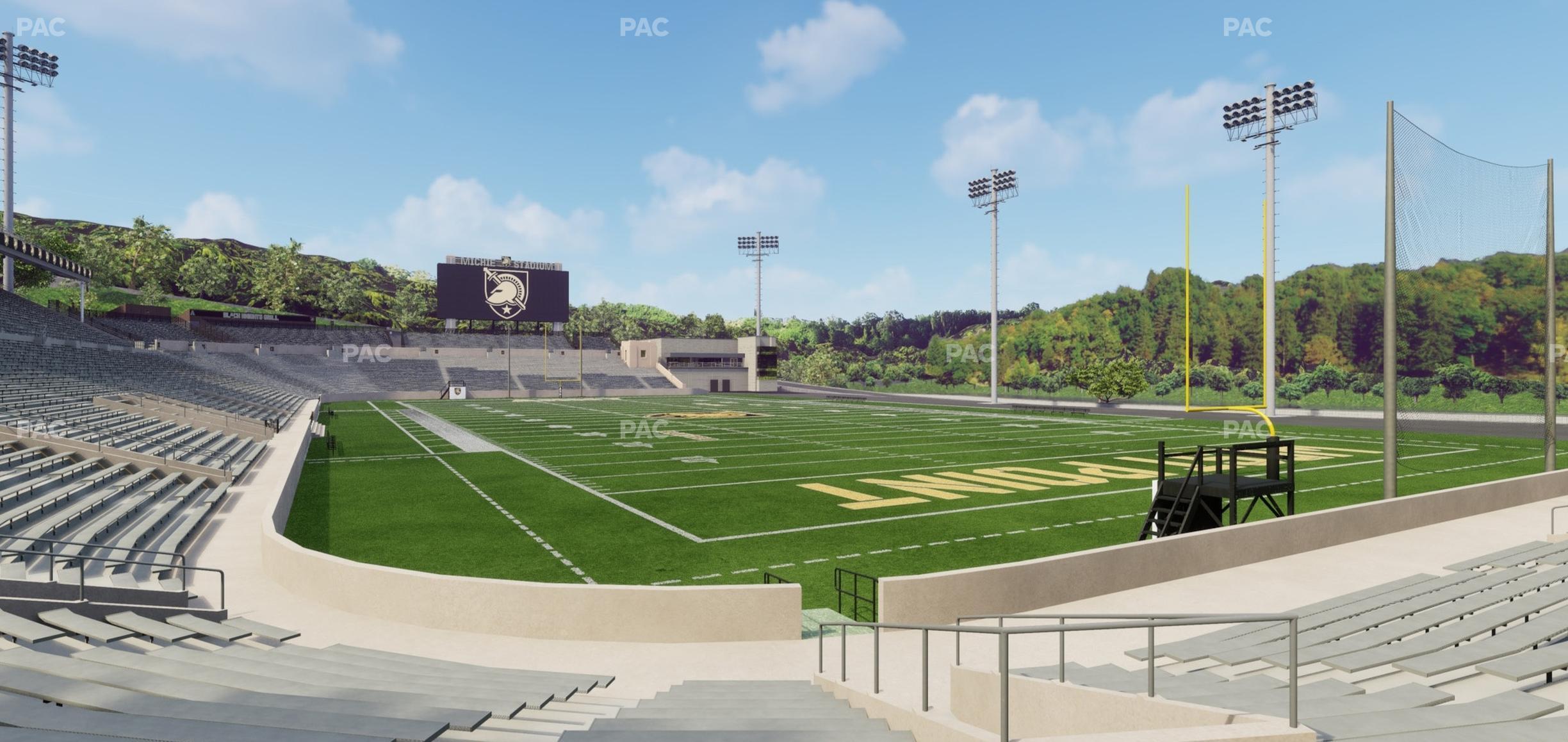 Seating view for Michie Stadium Section 6