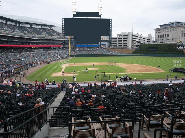 Seating view for Comerica Park Section 124