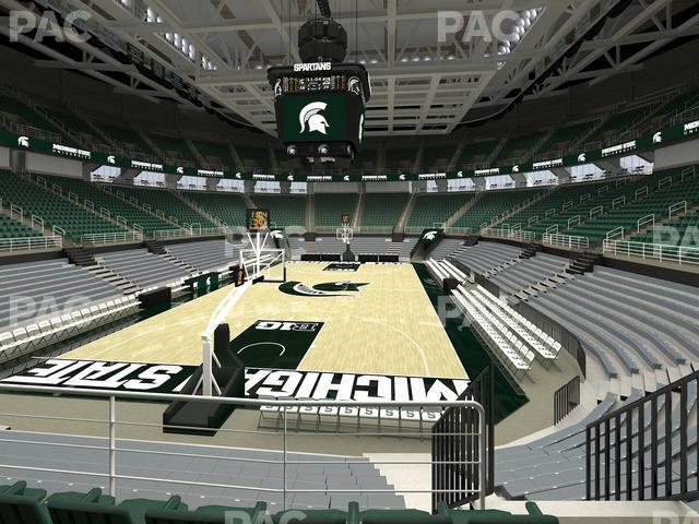 Seating view for Jack Breslin Student Events Center Section 135