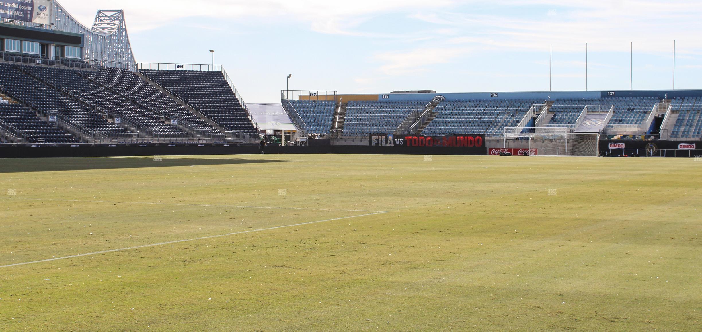 Seating view for Subaru Park Section Field 14