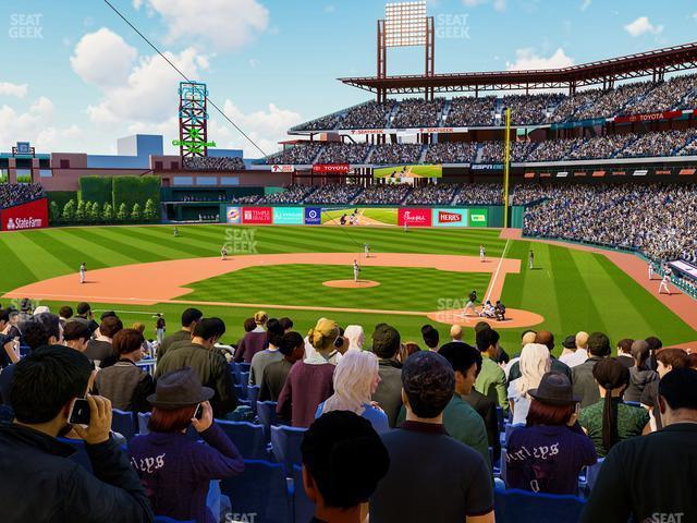 Seating view for Citizens Bank Park Section 127