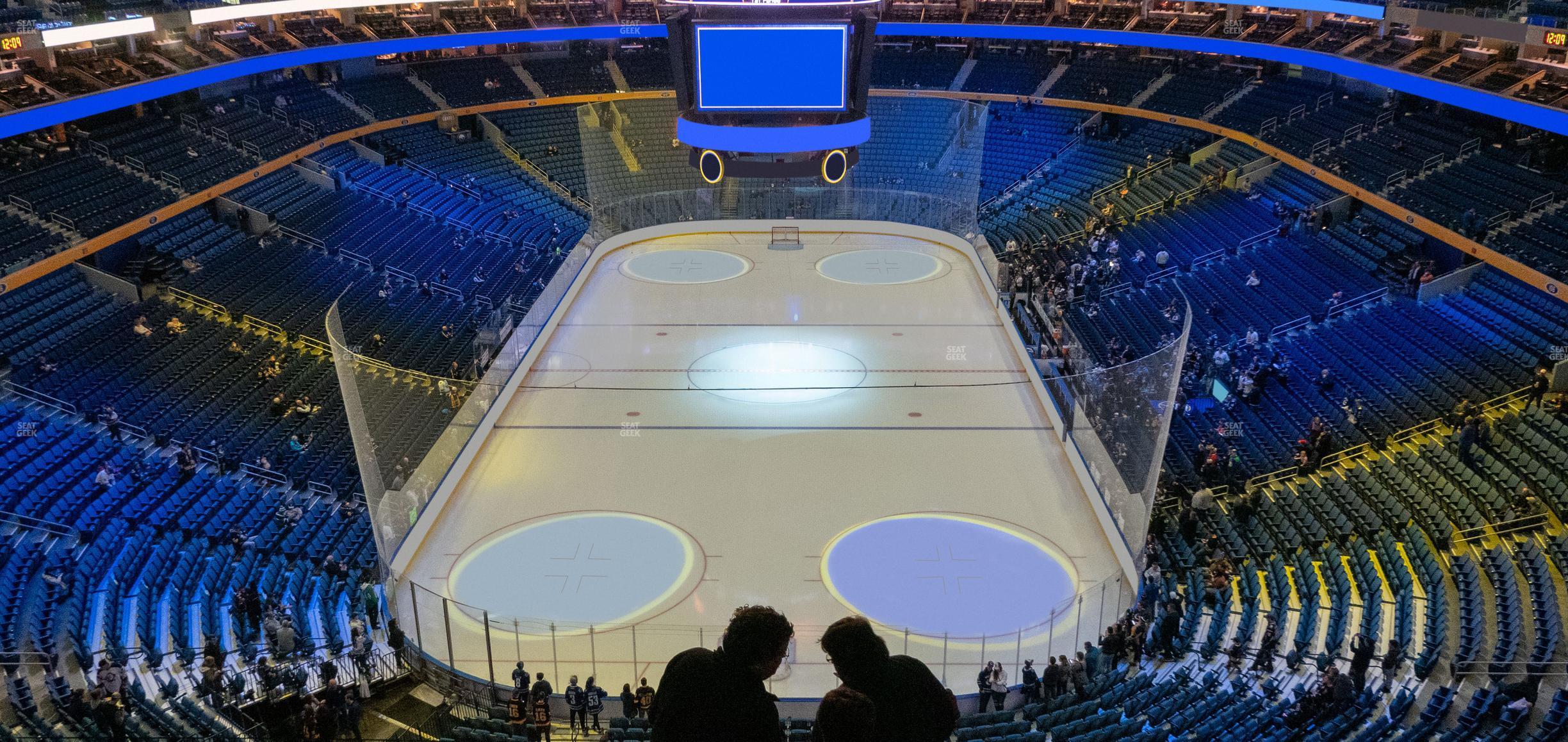 Seating view for KeyBank Center Section 313