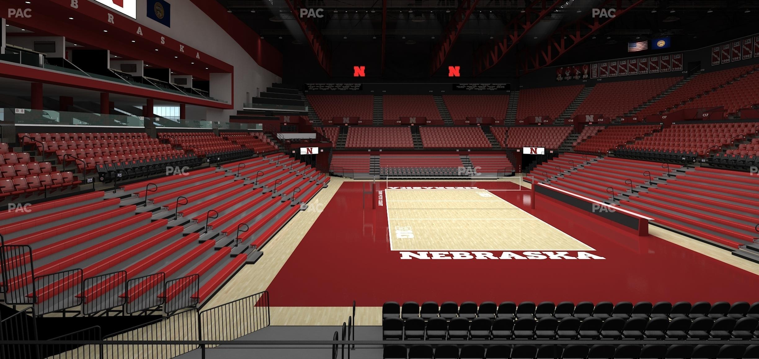 Seating view for Bob Devaney Sports Center Section B 5