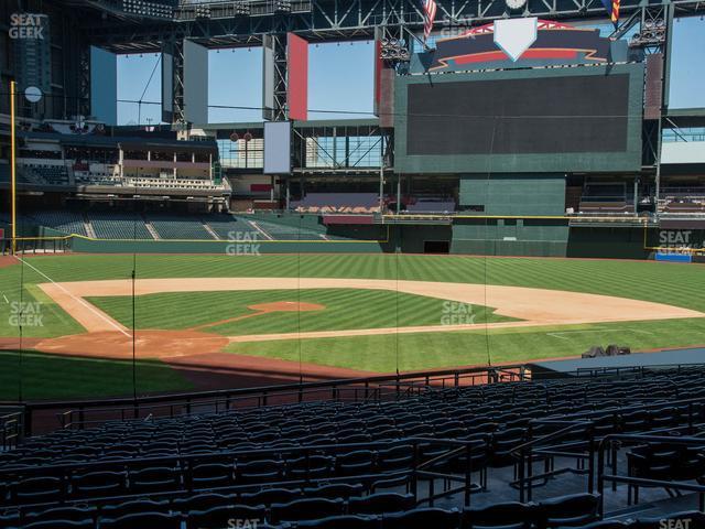 Seating view for Chase Field Section 119