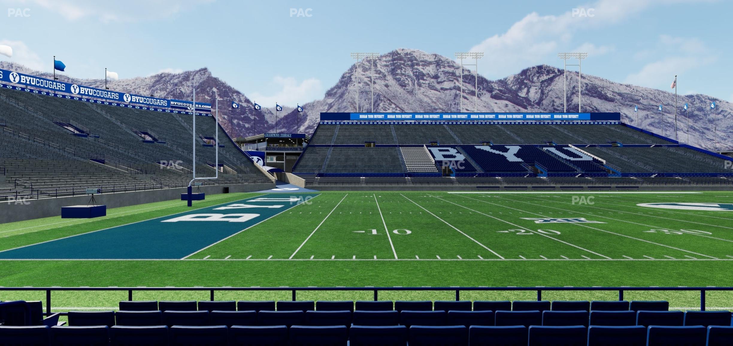 Seating view for LaVell Edwards Stadium Section 8 Wc