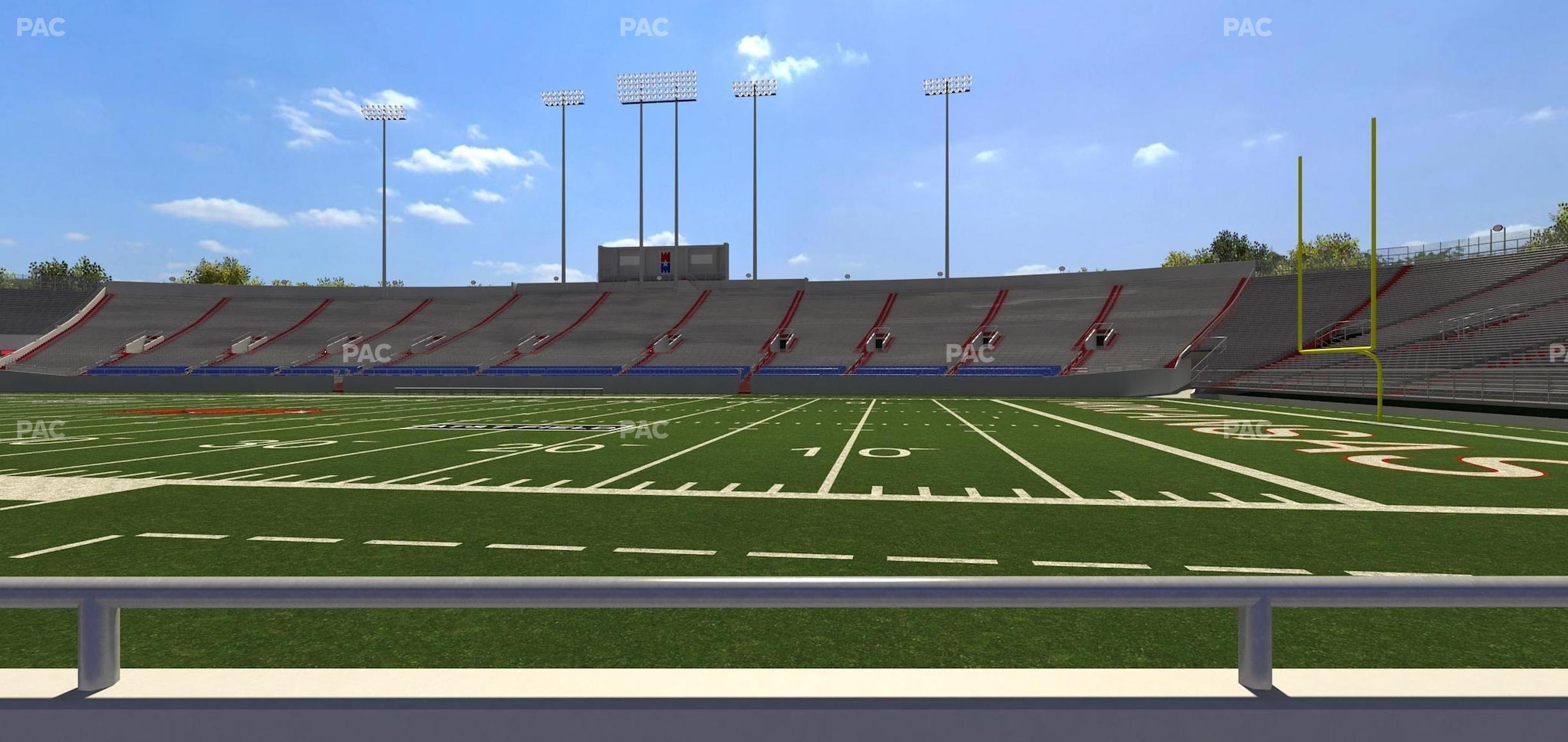 Seating view for War Memorial Stadium (Little Rock) Section 23