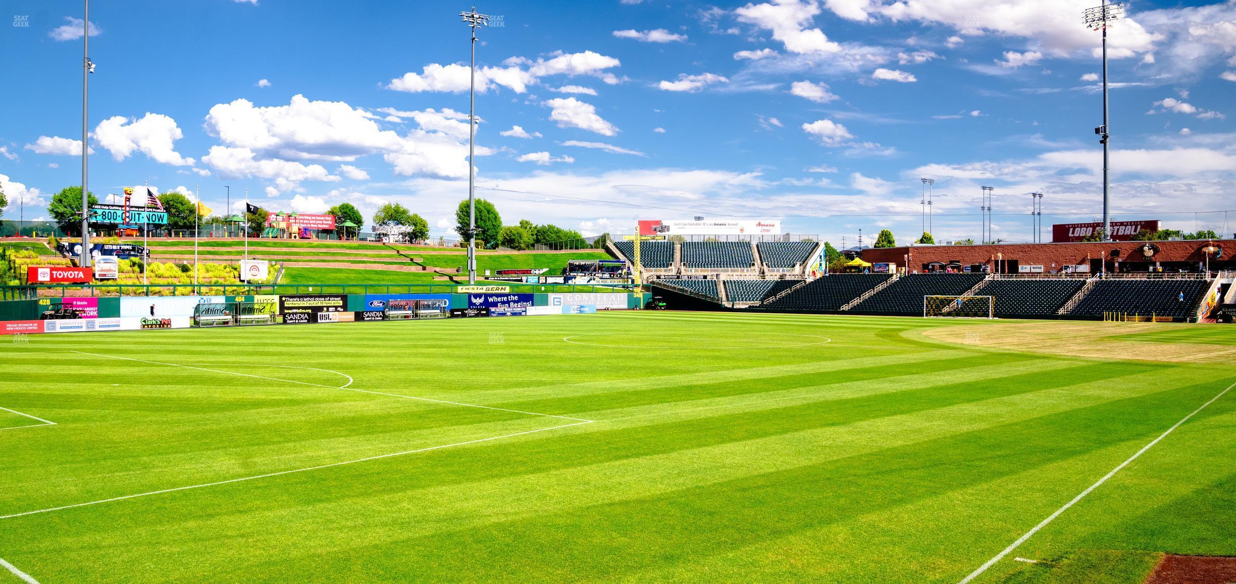 Seating view for Rio Grande Credit Union Field at Isotopes Park Section 125