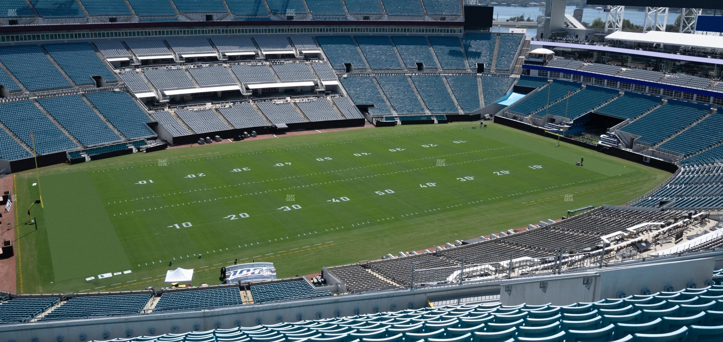 Seating view for EverBank Stadium Section 414