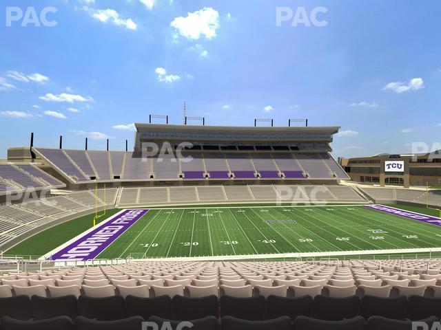 Seating view for Amon G Carter Stadium Section Champions Club 209