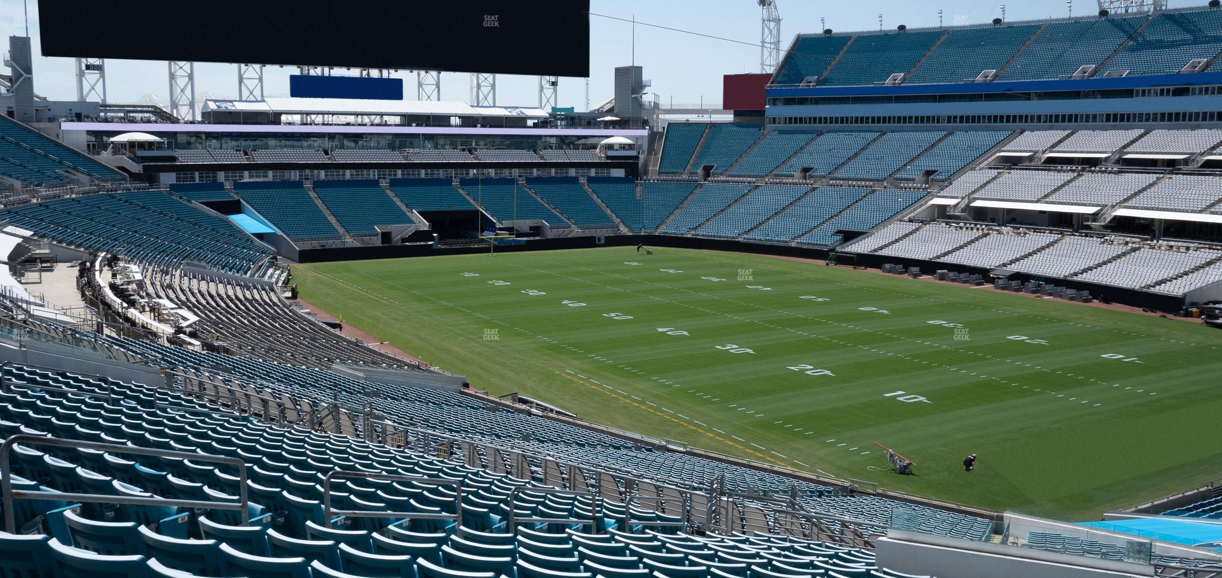 Seating view for EverBank Stadium Section 229