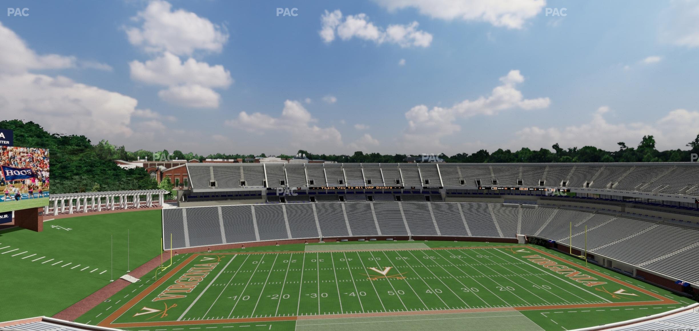 Seating view for Scott Stadium Section 534