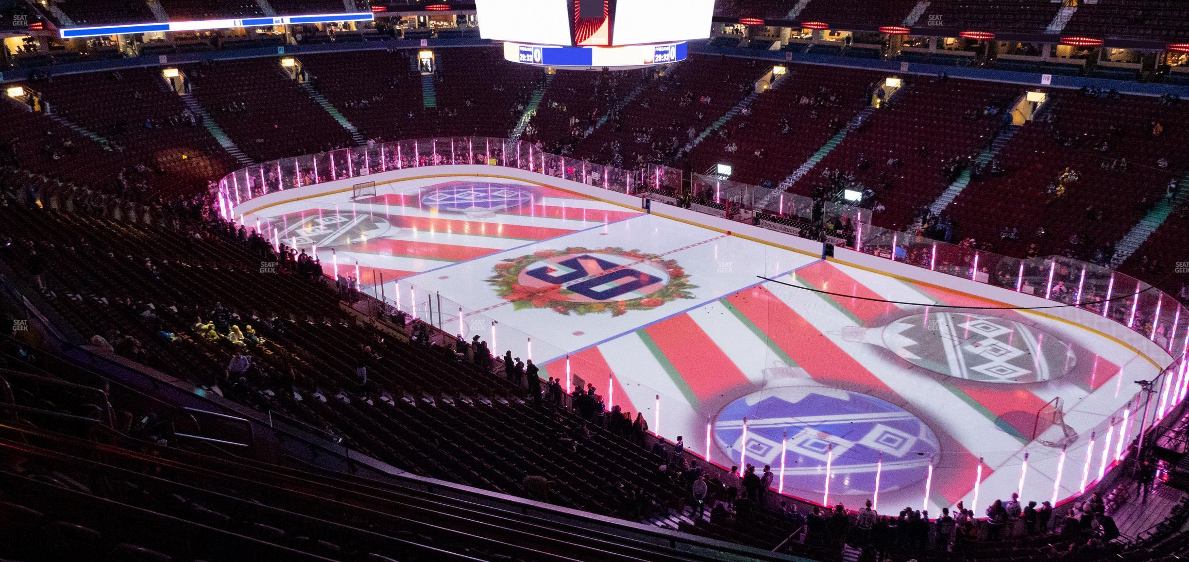 Seating view for Rogers Arena Section 305