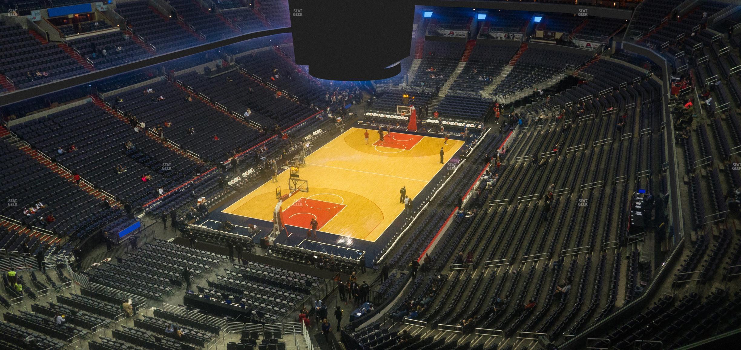 Seating view for Capital One Arena Section 411