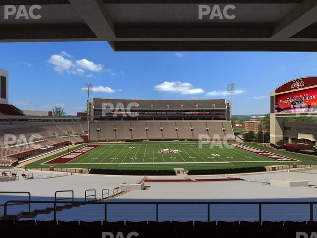 Seating view for Davis Wade Stadium Section 108