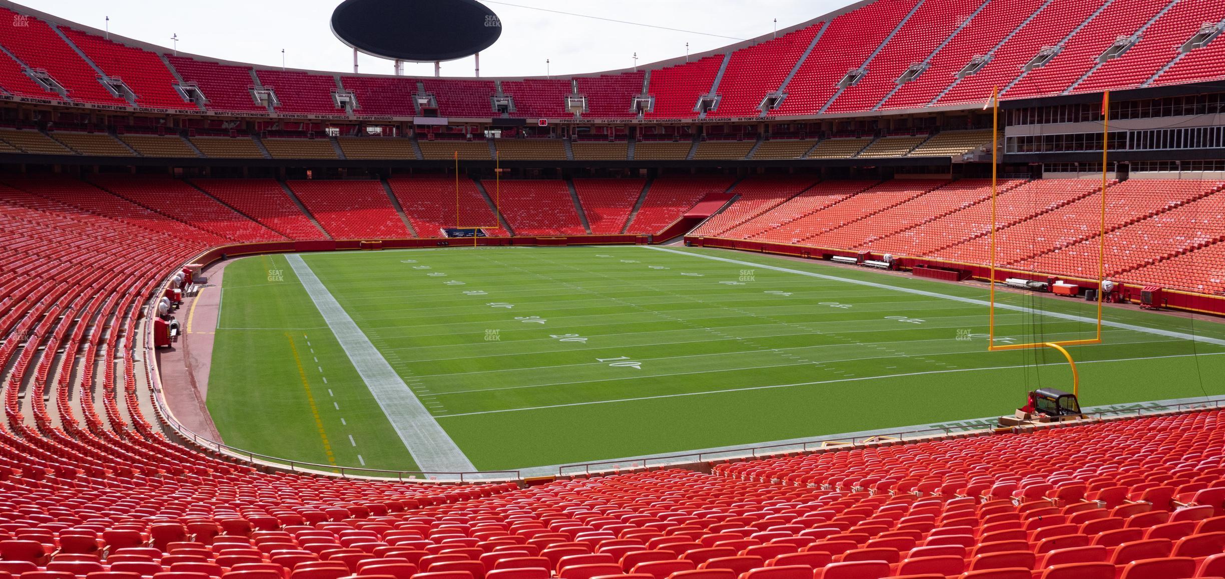 Seating view for GEHA Field at Arrowhead Stadium Section Ada 130