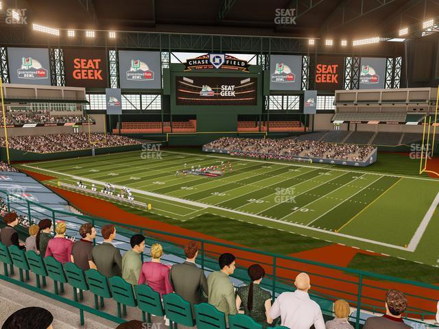 Seating view for Chase Field Section Suite 42