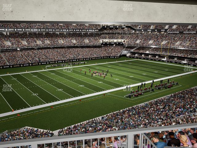 Seating view for Caesars Superdome Section Suite 334