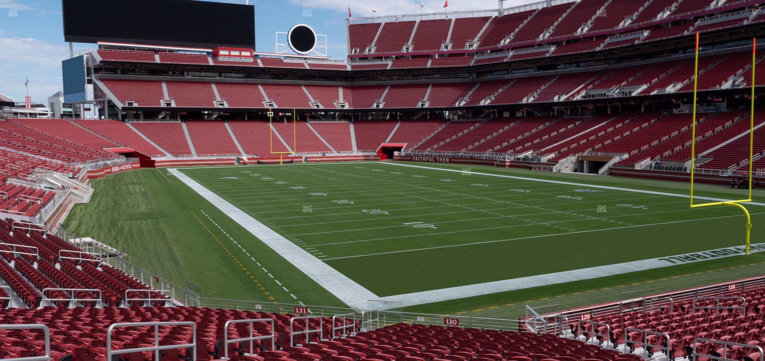 Seating view for Levi's Stadium Section 130