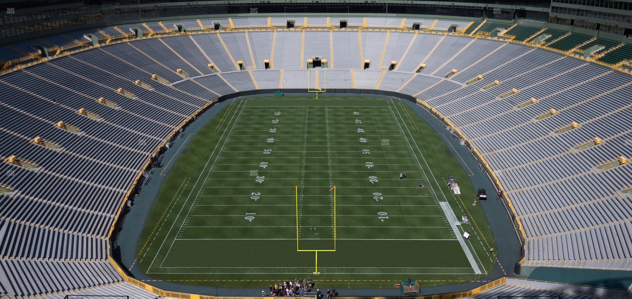 Seating view for Lambeau Field Section 750 S