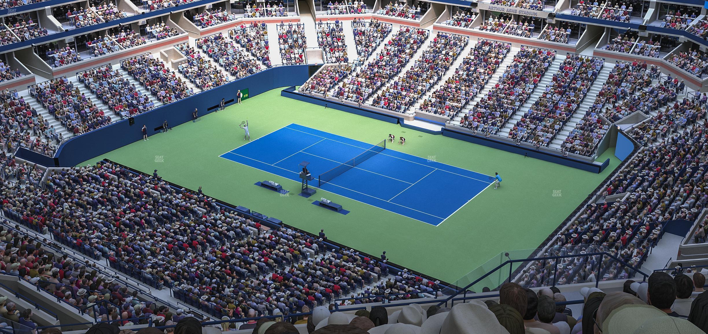 Seating view for Arthur Ashe Stadium Section 335