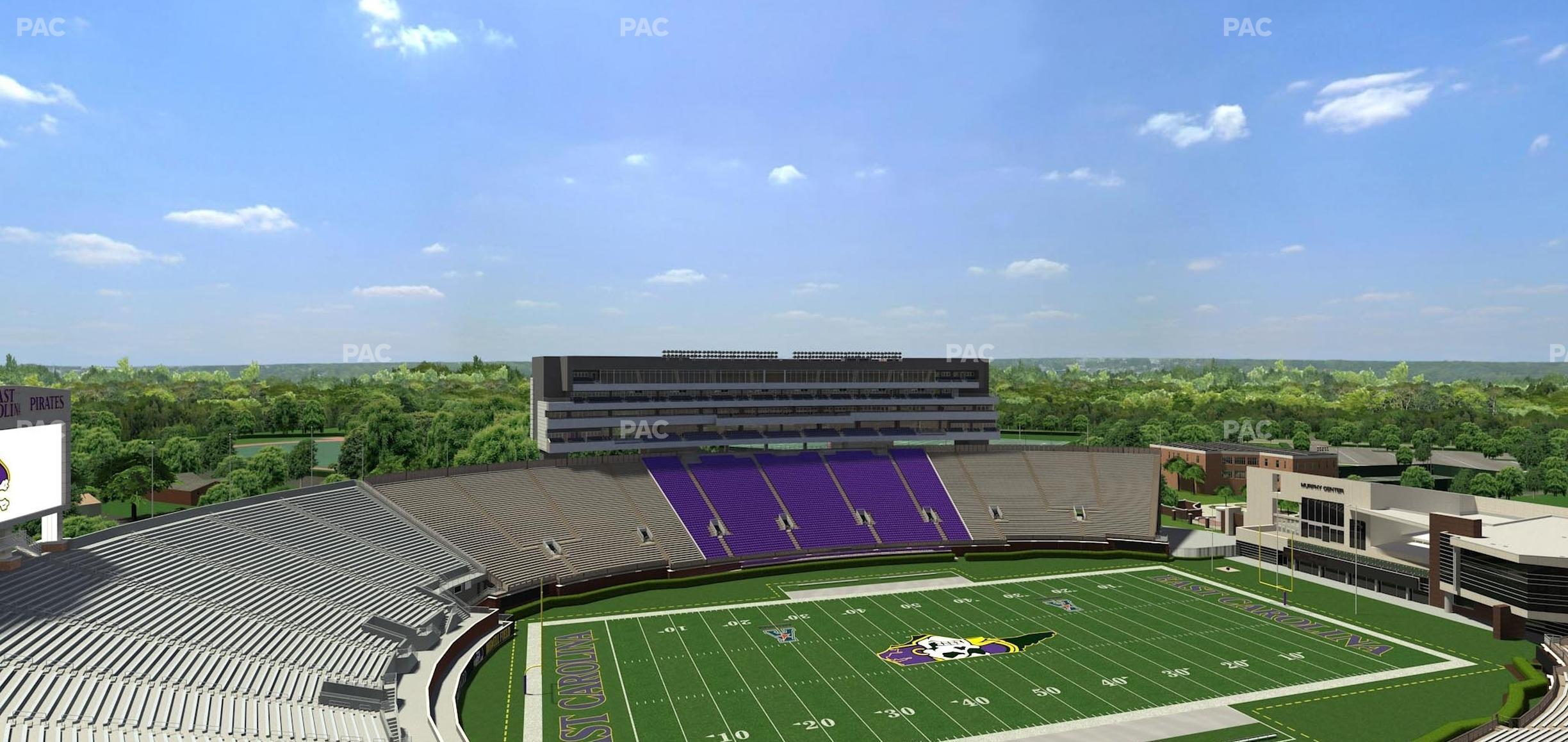 Seating view for Dowdy-Ficklen Stadium Section 220