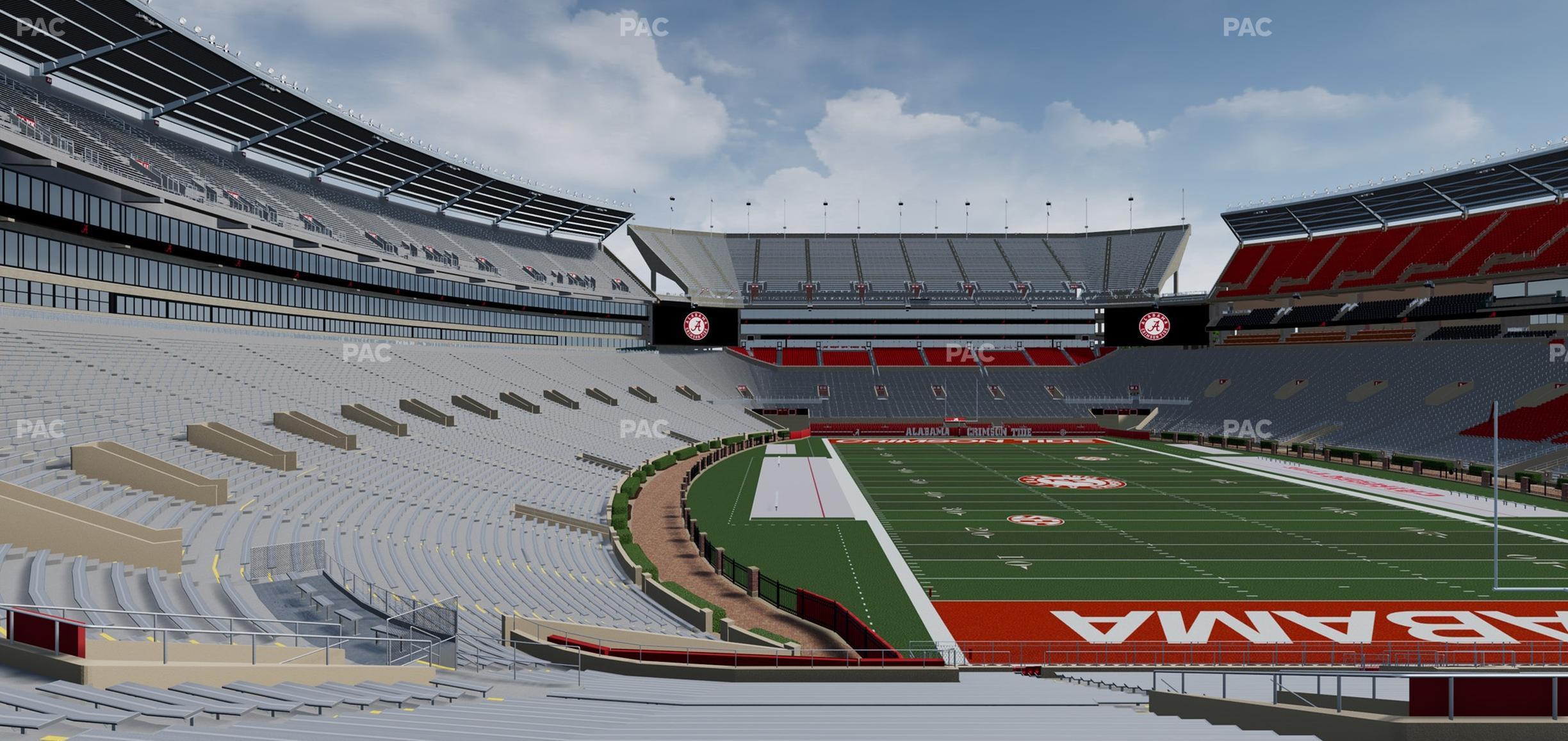 Seating view for Bryant Denny Stadium Section N 7