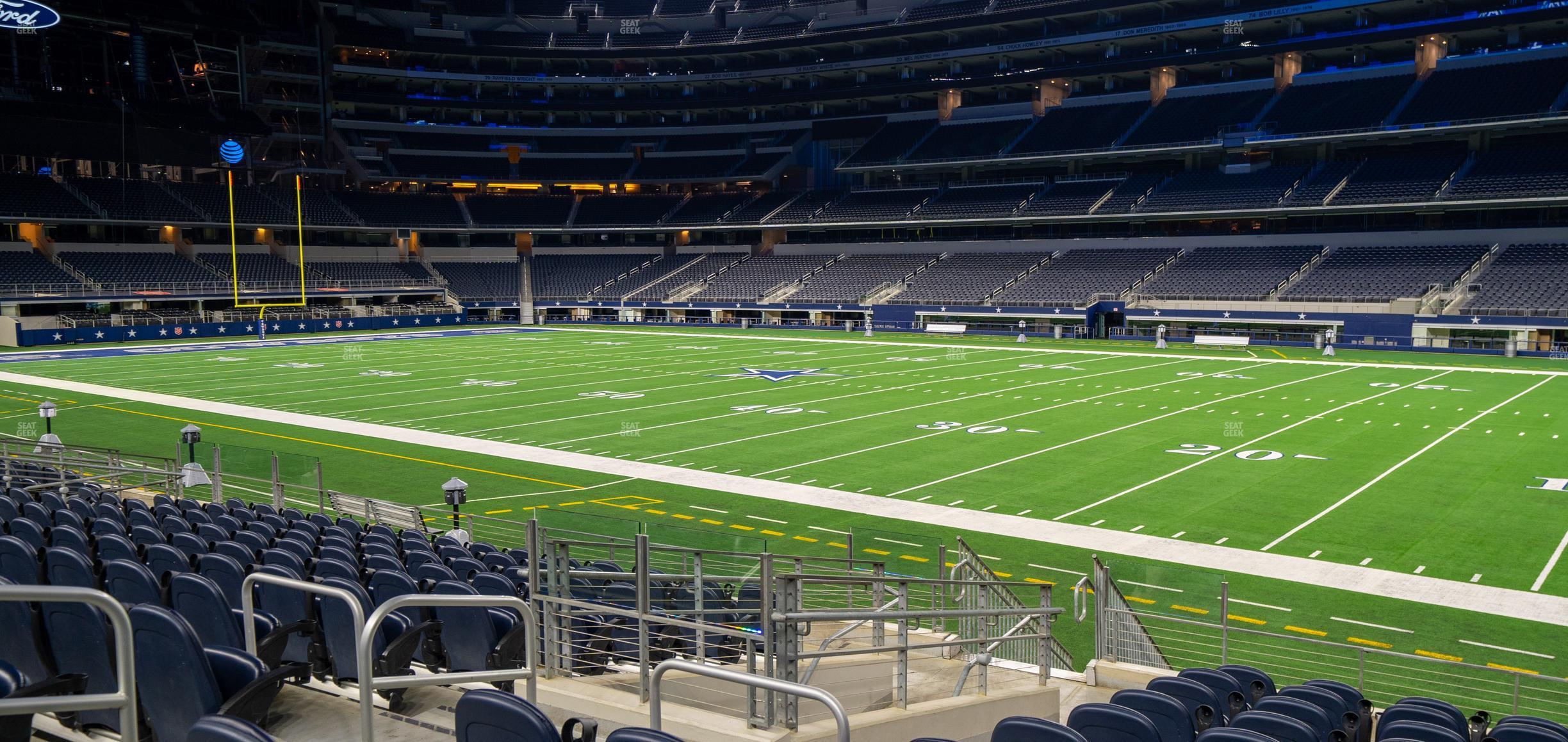 Seating view for AT&T Stadium Section C 132