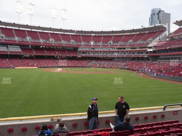 Seating view for Great American Ball Park Section 103