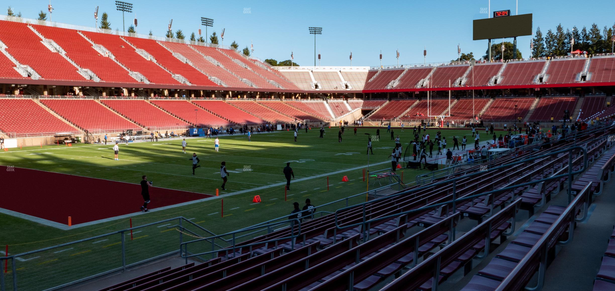 Seating view for Stanford Stadium Section 118