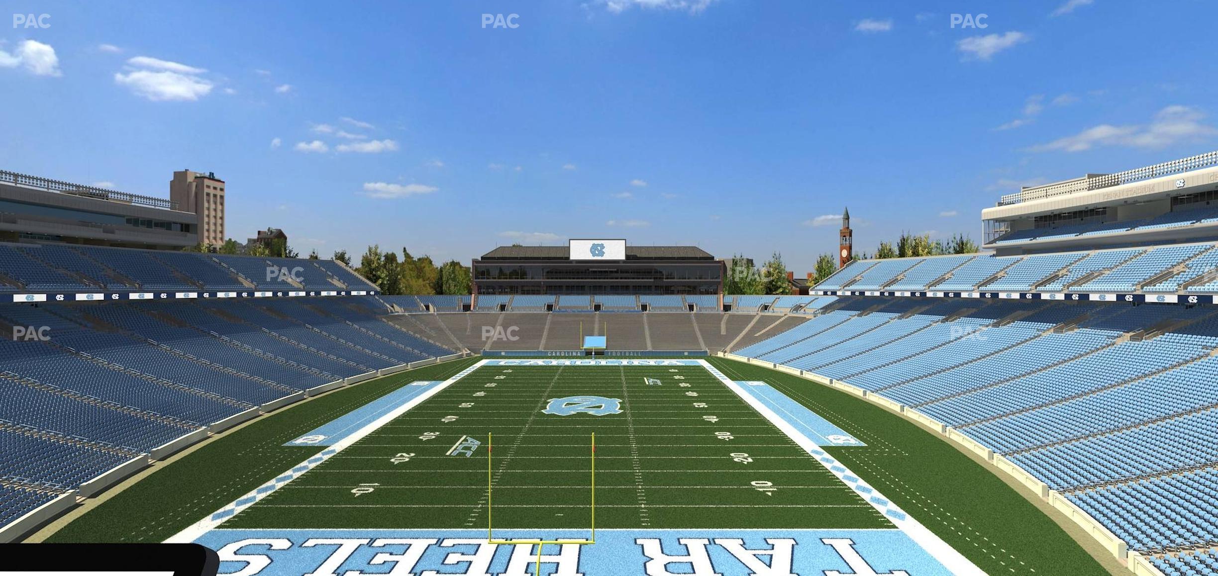 Seating view for Kenan Memorial Stadium Section 234