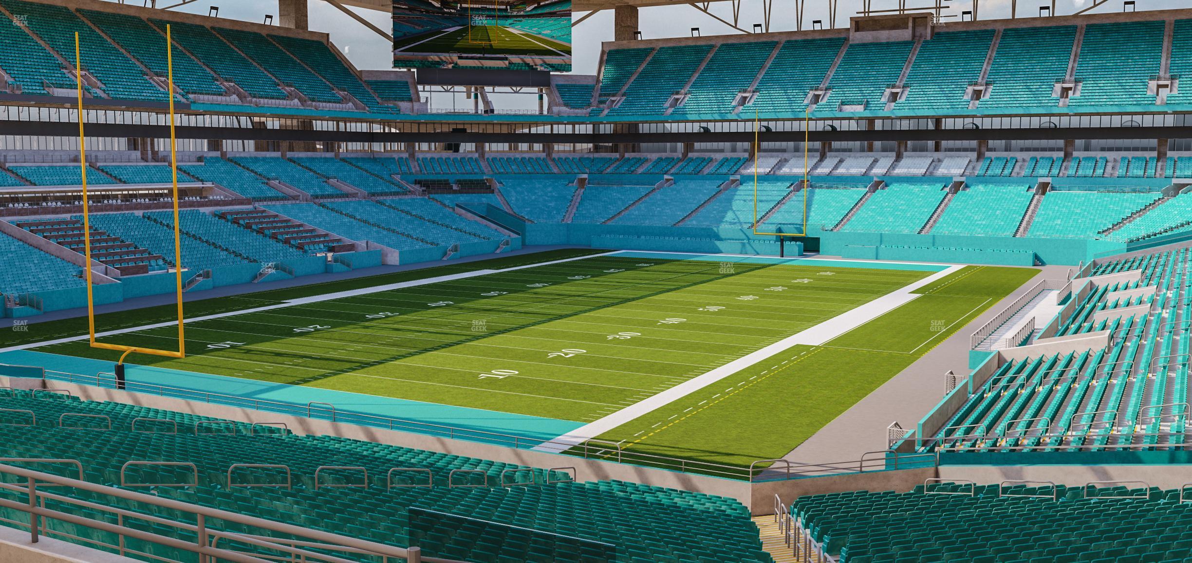 Seating view for Hard Rock Stadium Section 228