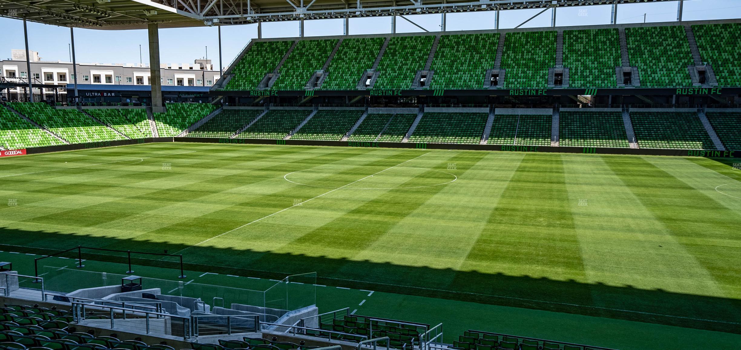 Seating view for Q2 Stadium Section Loge 111 C