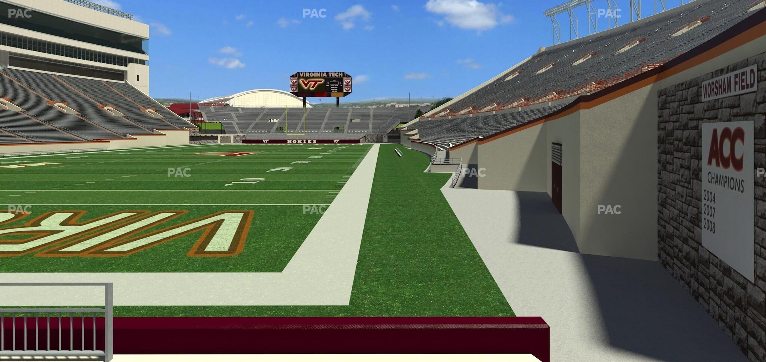 Seating view for Lane Stadium Section 101